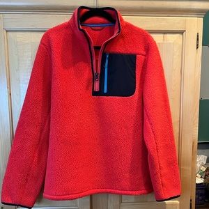 Men’s Fleece Sherpa Pullover